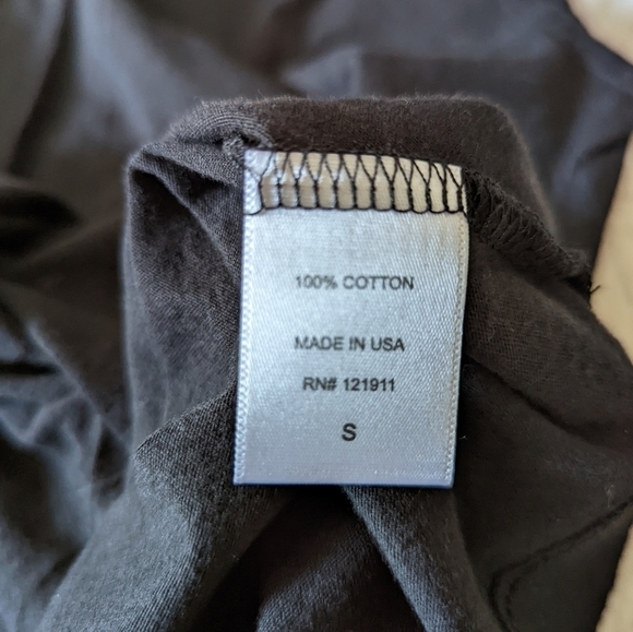 LNA revolve double cut tank black 100% Cotton small - Picture 11 of 14